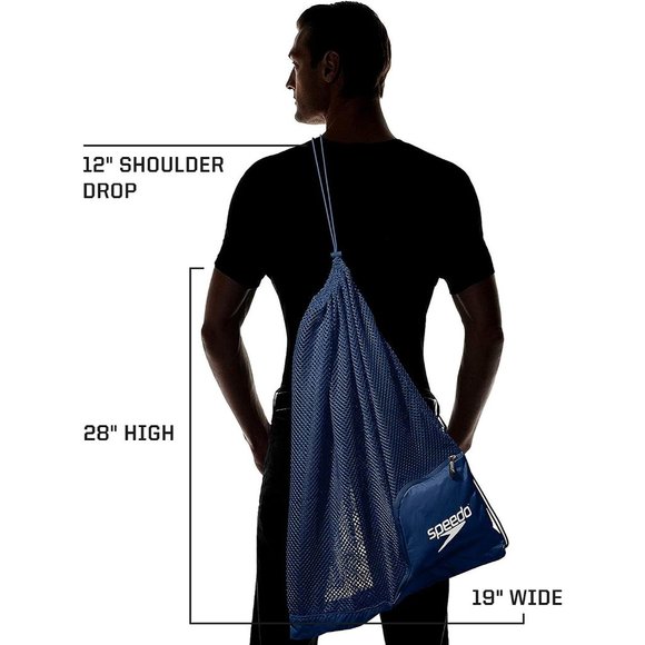 Unisex Adult Speedo Black Ventilator Mesh Equipment Bag main image 12